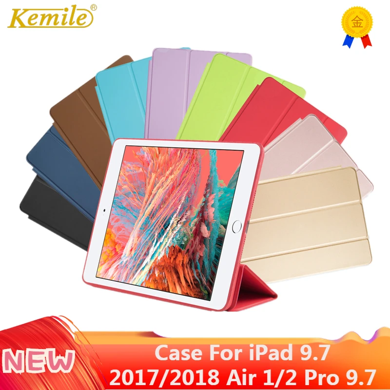 Чехол для iPad mini 5 7 9 мягкая задняя крышка из ПУ 6 2017/2018 Air 1/2 Pro чехол 3 10 11 чехол|Чехлы