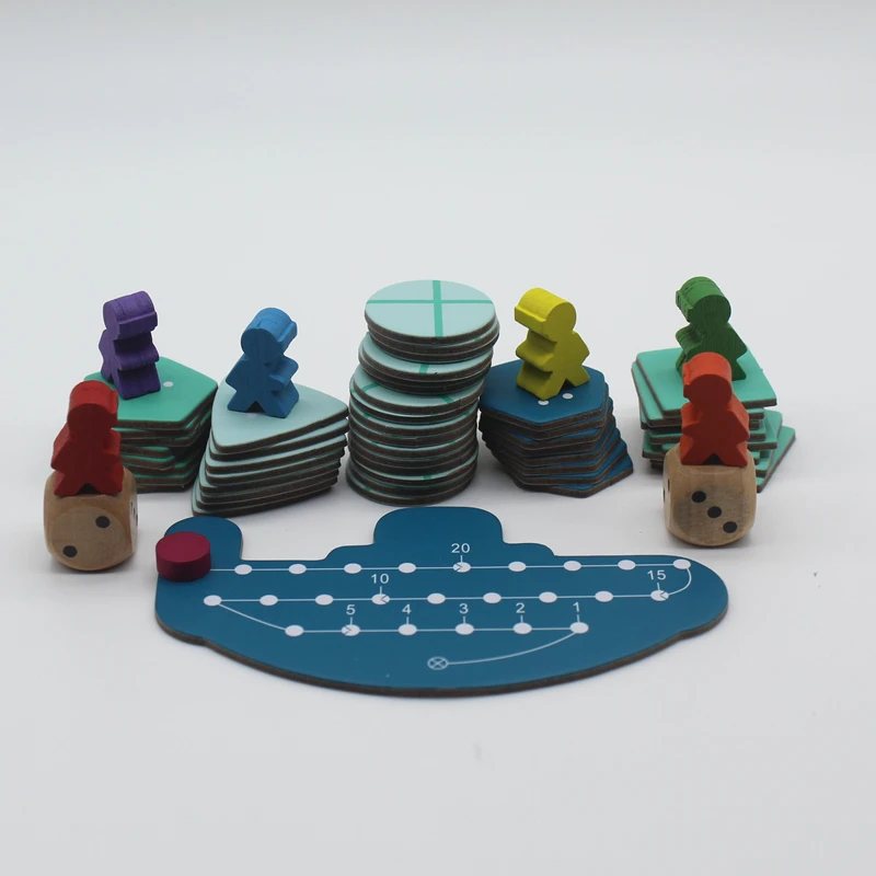 Deep Sea Adventure Board Game Funny Cards 2-6 Players Family/Party Indoor With EN/JP/FR/DE Instructions | Спорт и развлечения