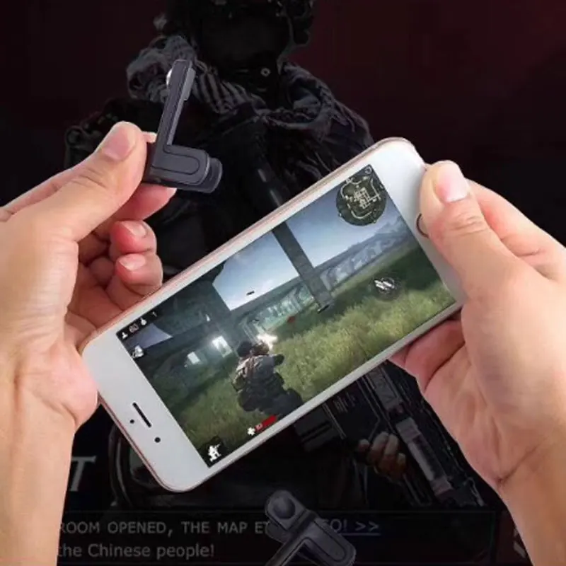 Смартфон игры шутер контроллер для ножей out/PUBG/правила выживания L1R1 игровой триггер Невидимый огонь Кнопка Aim ключ