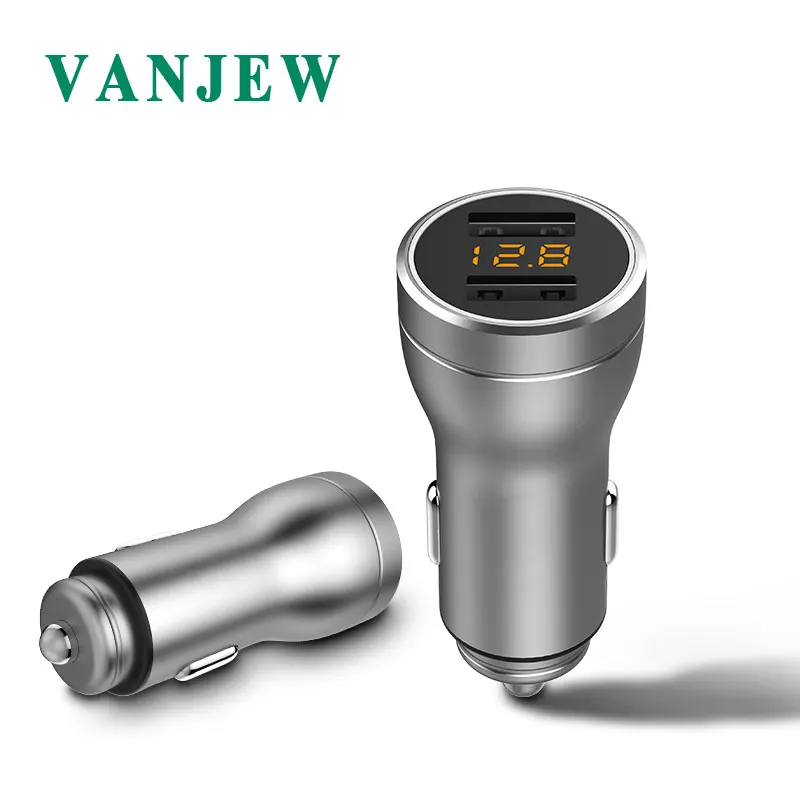 VANJEW C35 автомобильное зарядное устройство 2 usb порта выход 3.6A Макс быстрое для iPhone X