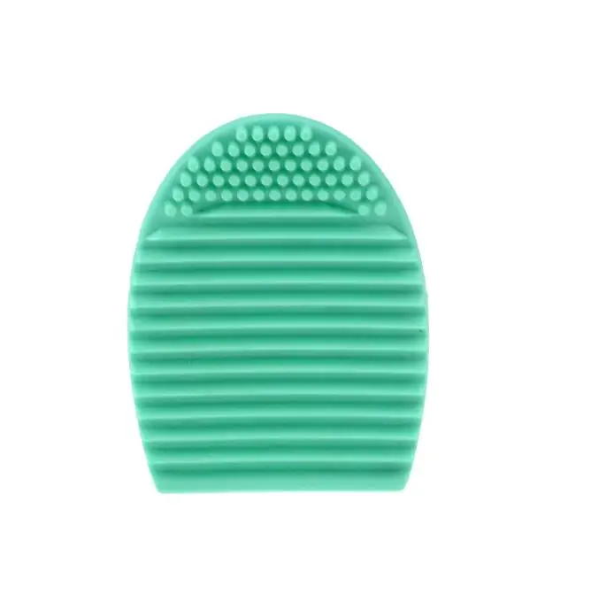 Mint Green 1 шт., 11 цветов, силикагель, косметическая кисть, яйцо, косметика, кисти, скруббер, доска, мойка, косметическая щетка для чистки инструмента - Цвет: Mint Green