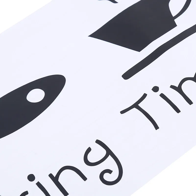 Мультфильм время приготовления стикеры s настенные наклейки для кухни из ПВХ