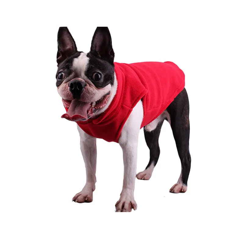 Одежда для домашних животных зимняя флисовая жилетка маленьких собак