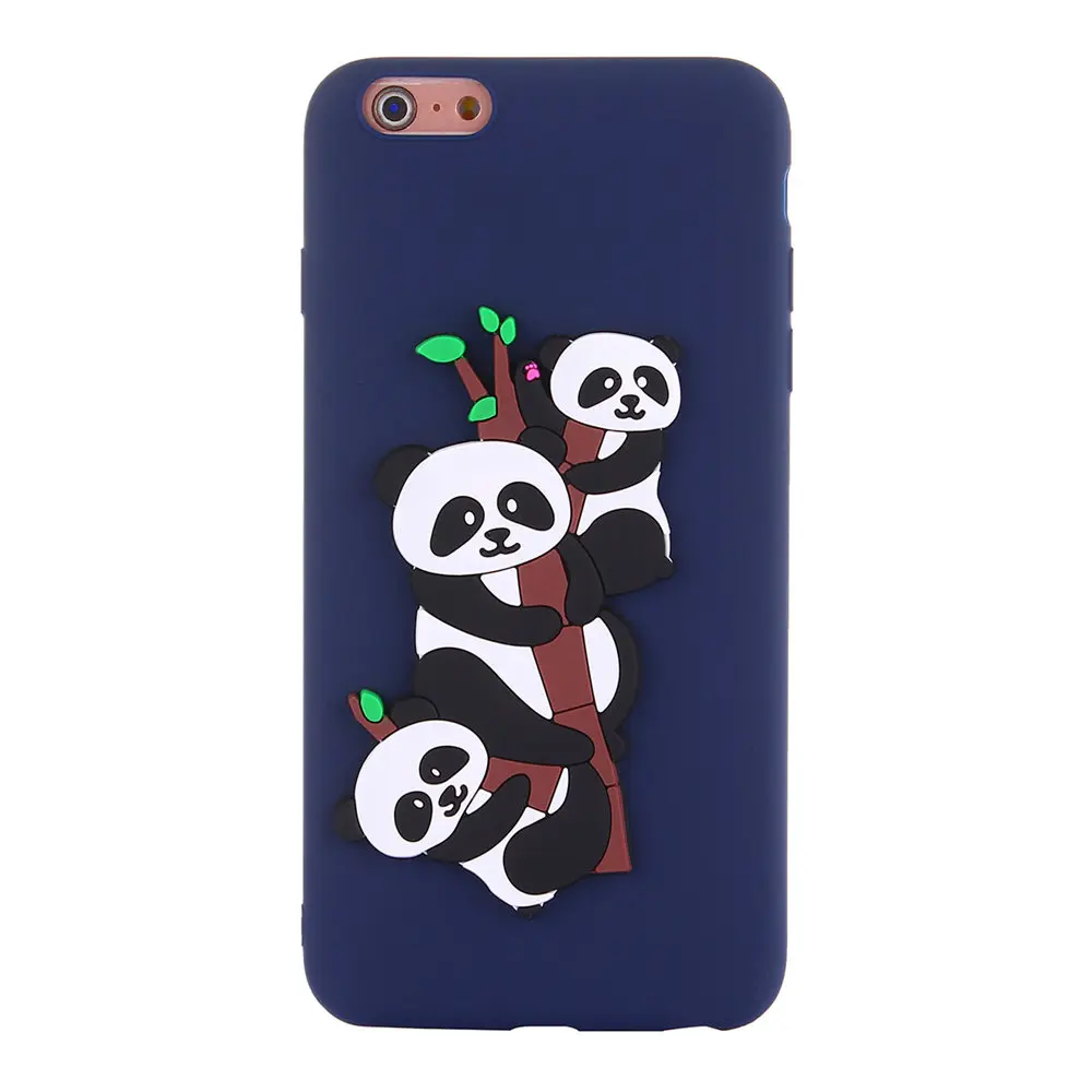 Чехол для Apple iPhone 6 plus 5 дюймов Coque Милая панда Мягкий силиконовый чехол S 6splus