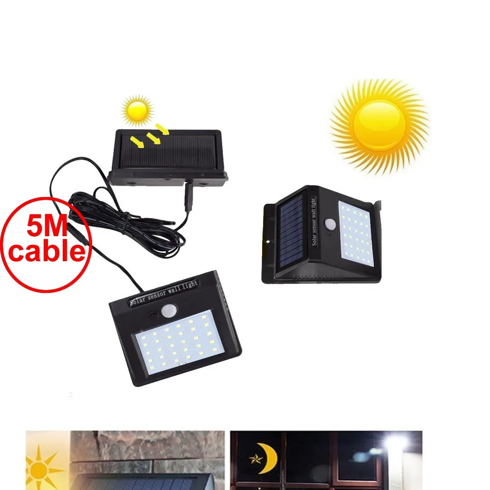 30 led Солнечный свет настольная лампа llampara colgante настенные Уличные светильники