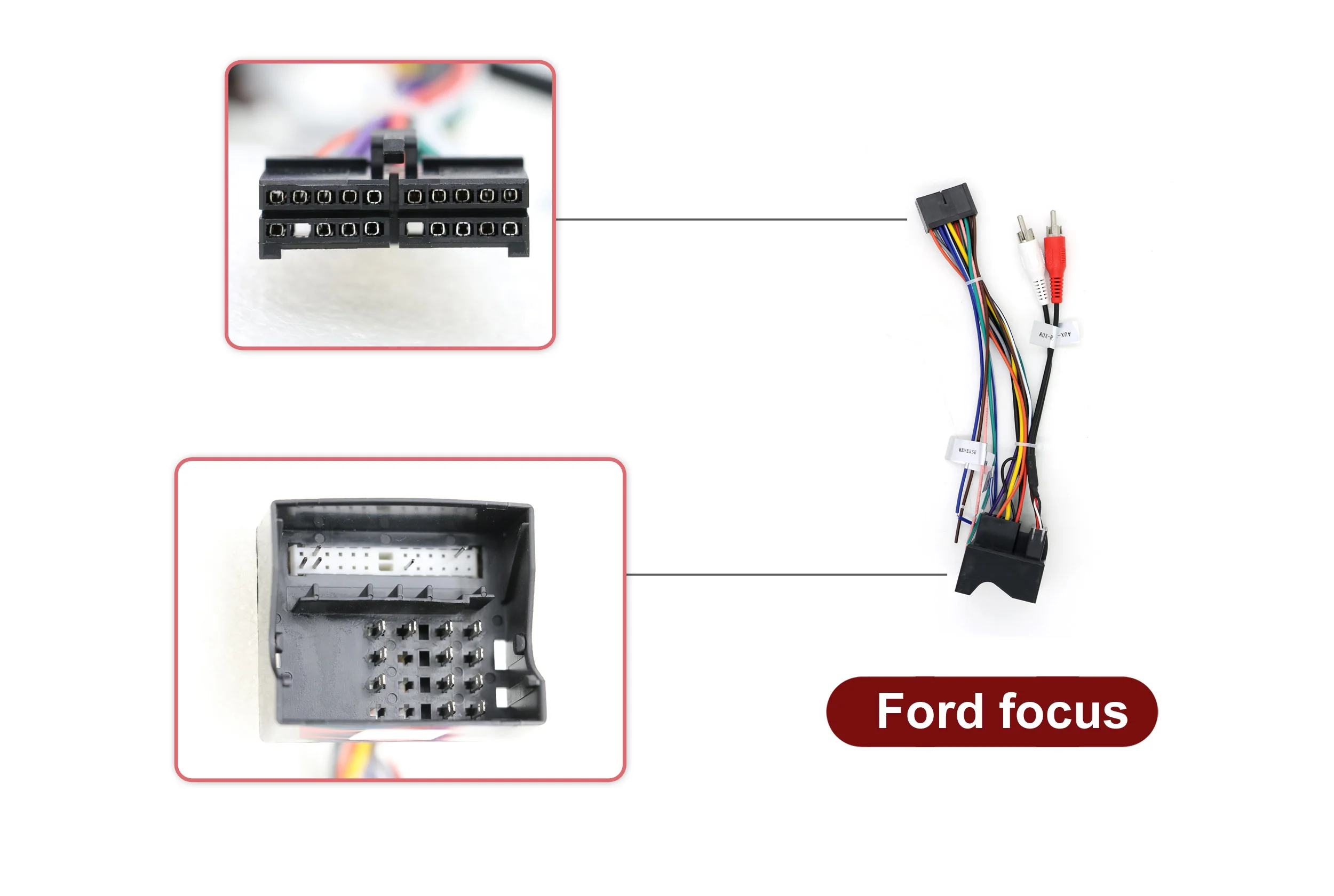 20 PIN для Ford Focus ISO жгут проводов автомобиля радио адаптер разъем провода Plug and