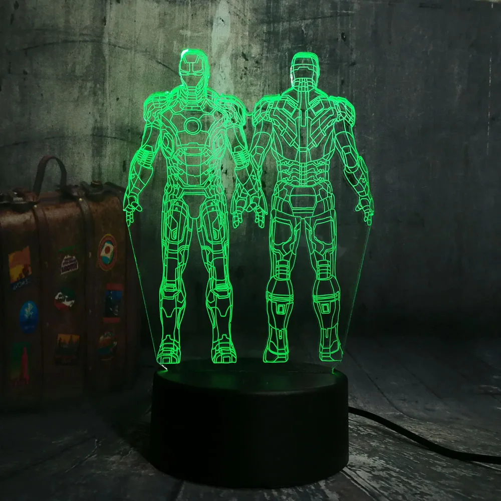 С принтами &quotMarvel&quot &quotМстители&quot супергерой два Железный человек 3D