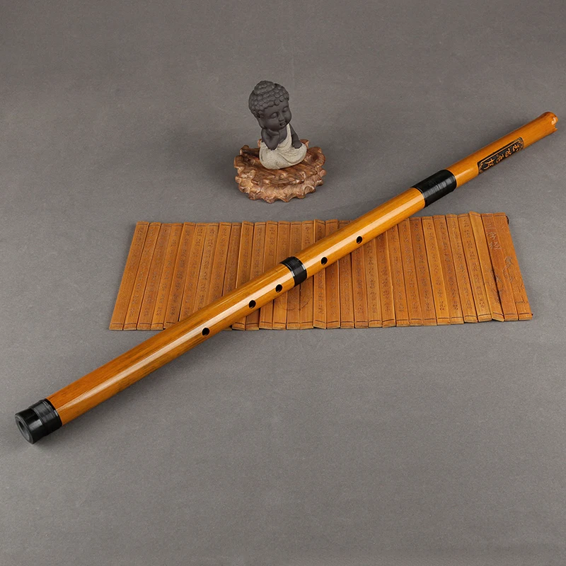 Китайский традиционный стиль ручной работы 5 отверстий F ключ бамбуковая флейта с