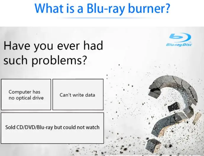 ABS Материал Внешний Blu-Ray привод USB 3,0 Bluray горелка BD-RE CD/DVD RW Писатель воспроизведение 3D Blu-Ray диск для Mac 10 OS Win Linux