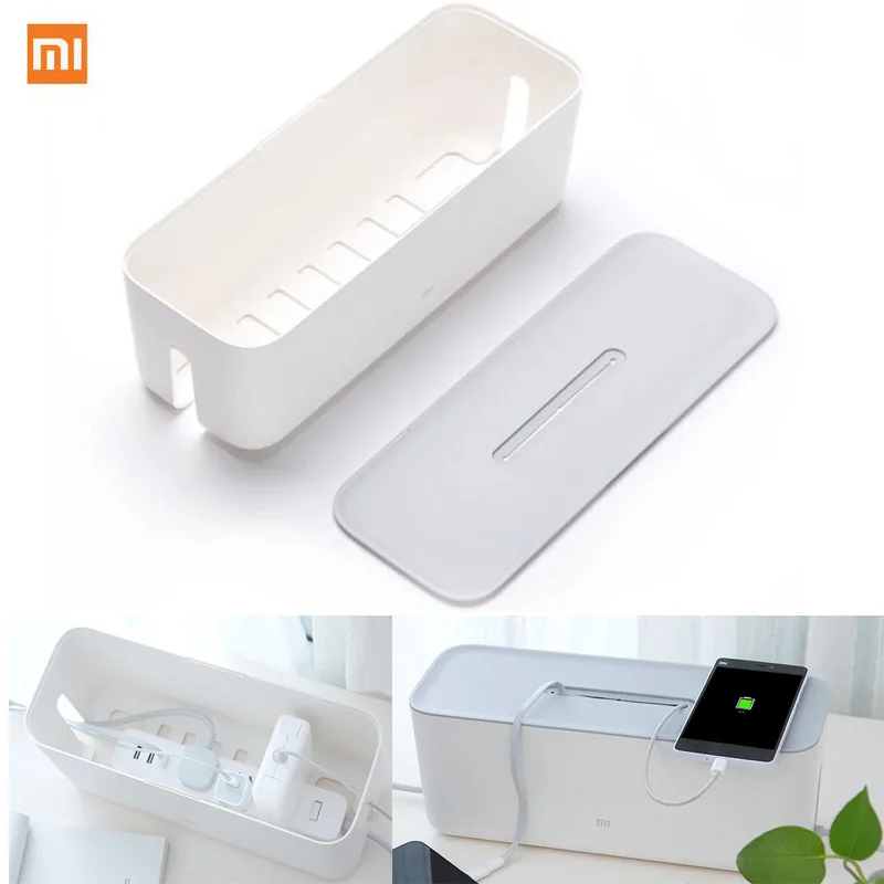 Оригинальный контейнер для хранения шнура питания xiaomi Пылезащитная изоляция