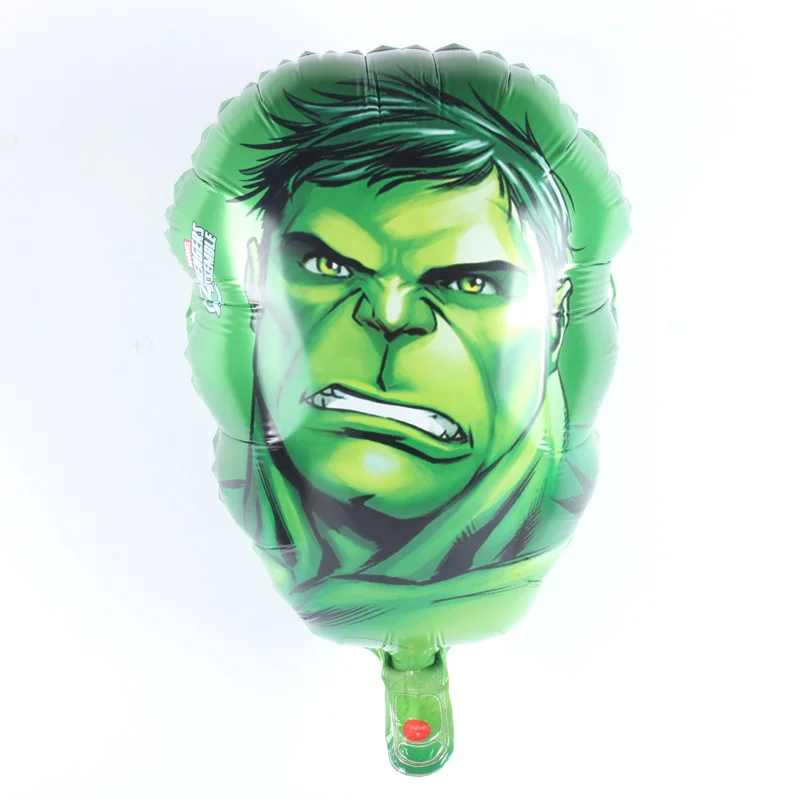 green balloon 1pcs Тематический праздничный набор из бумаги/тарелки/стаканчиков/салфеток/коробок для конфет с соломенными флажками для вечеринки на день рождения, одноразовая посуда - Цвет: green balloon 1pcs