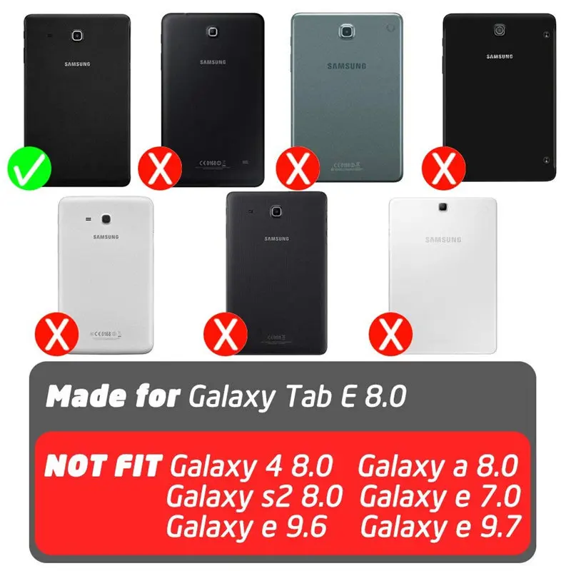 Для Samsung Galaxy Tab E 8,0 чехол SUPCASE UB Pro полный корпус Прочный гибридный защитный чехол со встроенным защитным экраном