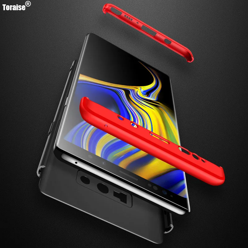 Toraise для Samsung Galaxy Note 9 чехол Note9 360 полная защита + ультра тонкий защитный Coque|phone bag|case