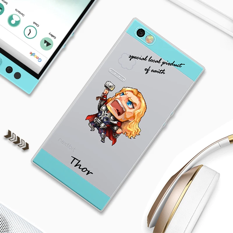 ASTUBIA Phone Case For Nextbit Robin Soft Spiderman Iron Man The Avengers Cover |