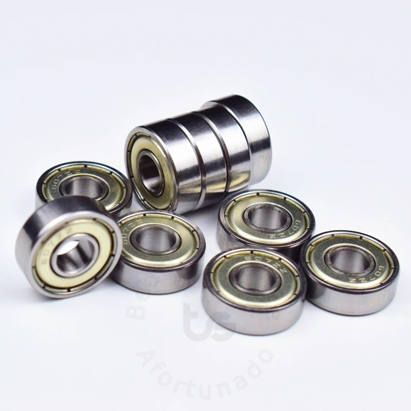 607 607Z 7*19*6 (мм) Подшипник Бесплатная доставка ABEC-5 подшипники 10 шт металлический