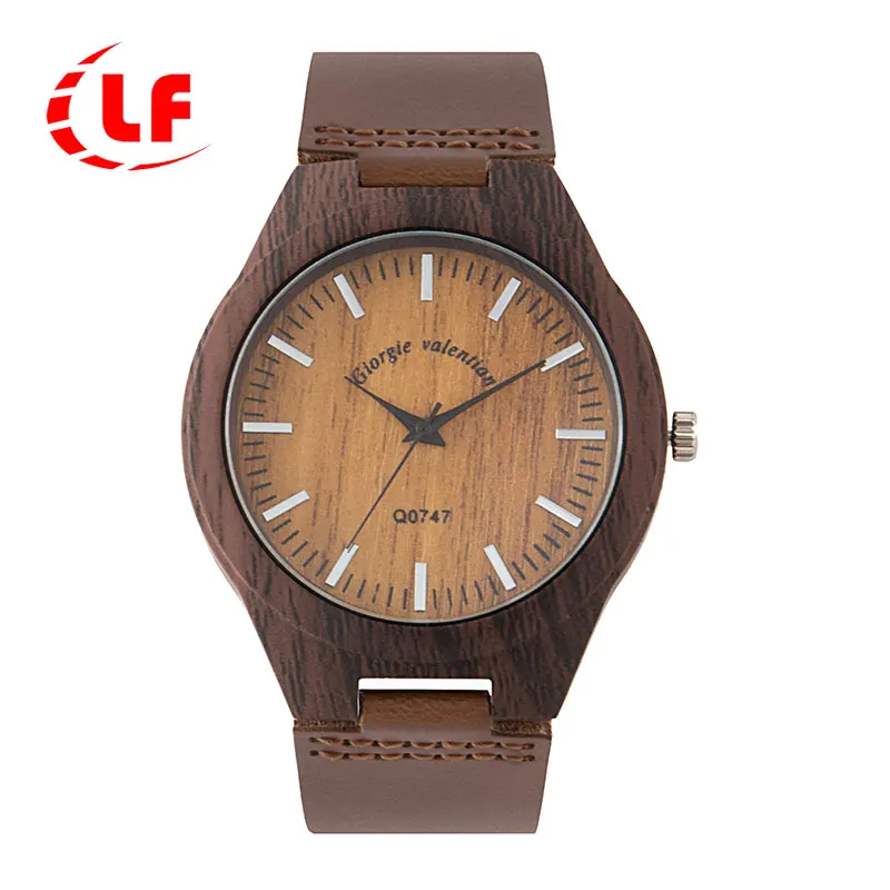 QW спортивные кожаные минималистичные деревянные унисекс OEM Orologio Uomo Reloj Mujer Hombre