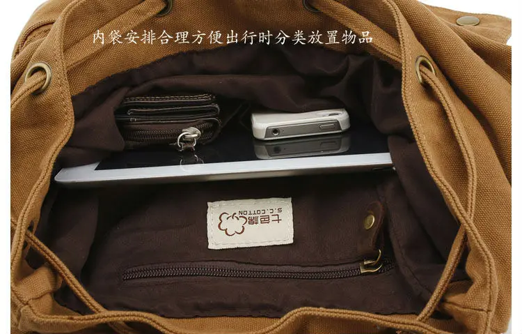 2020 новый модный холщовый мужской женский рюкзак дорожная сумка для ноутбука