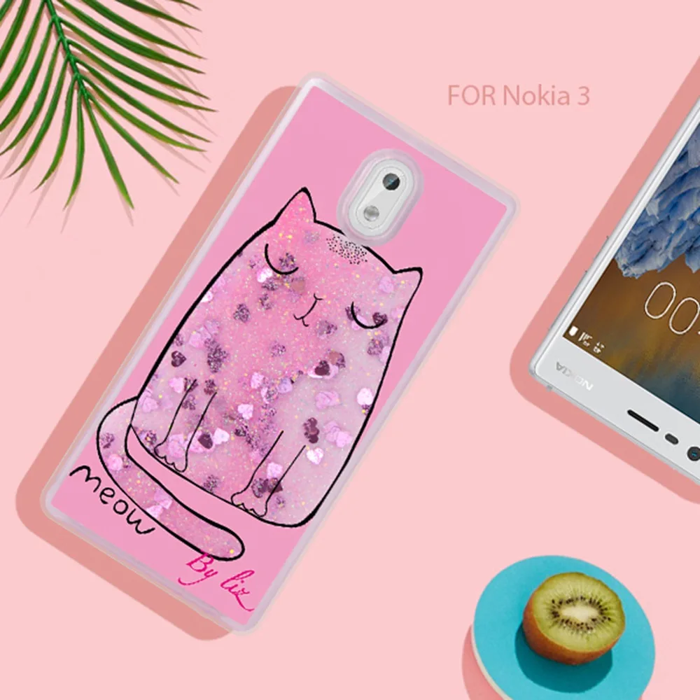 Astubia Жидкий блеск Единорог чехол для Nokia 6 силиконовый В виде ракушки 5 3 nokia6 Чехол