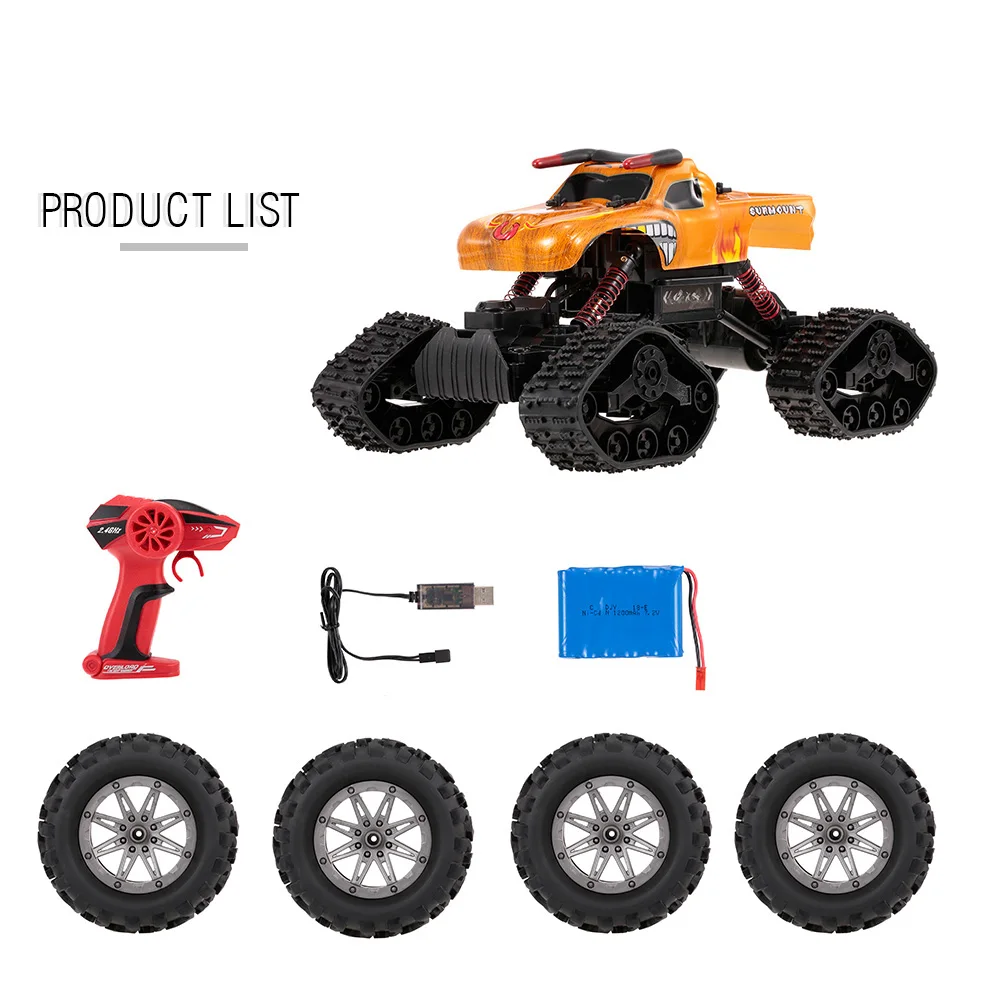 RC Car 8897 189E 1/12 2 4 г 4WD DIY шина вездеходный Высокоскоростной Рок Гусеничный на