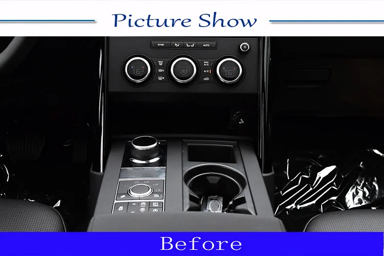 Для Land Rover Discovery 5 LR5 L462 автомобиля ABS хромированный центральной консоли защитная рамка отделкой автомобильный аксессуар левым