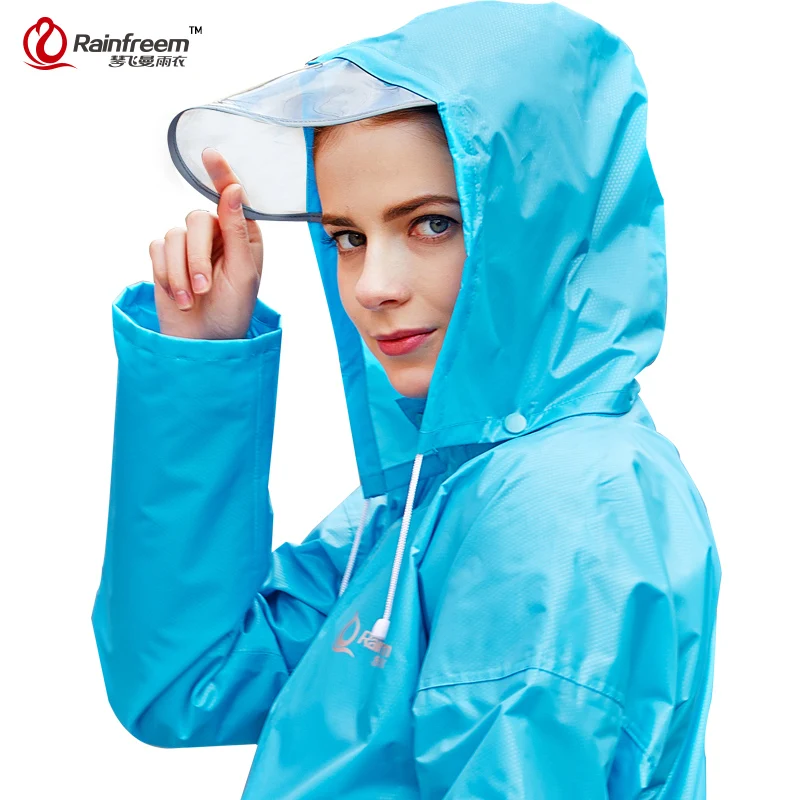 Плащ-дождевик для мужчин и женщин непромокаемое пальто улицы Женское мужское