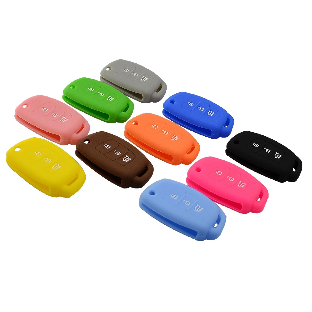 OkeyTech силиконовый резиновый чехол откидной складной 3 кнопки для дистанционного