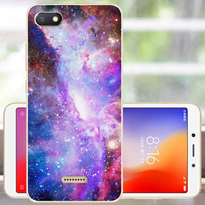 Чехол для Fanatu Xiaomi Redmi 6A, силиконовый чехол для Redmi 6A, мягкий ТПУ чехол-бампер для Redmi 6 A 6A, задняя крышка - Цвет: HXY