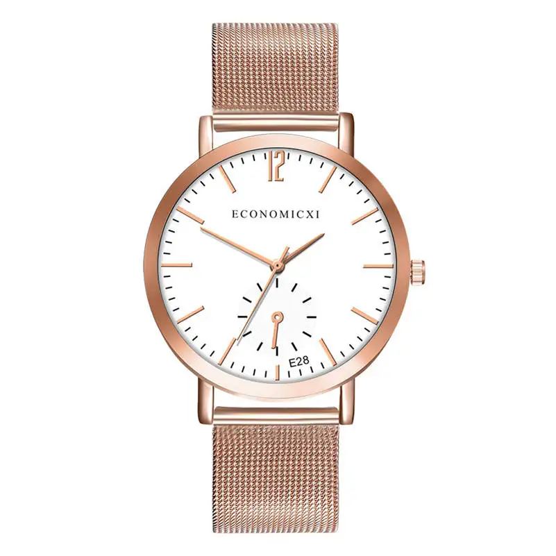 Женские часы Rreloj mujer простые маленькие круглые с циферблатом женские