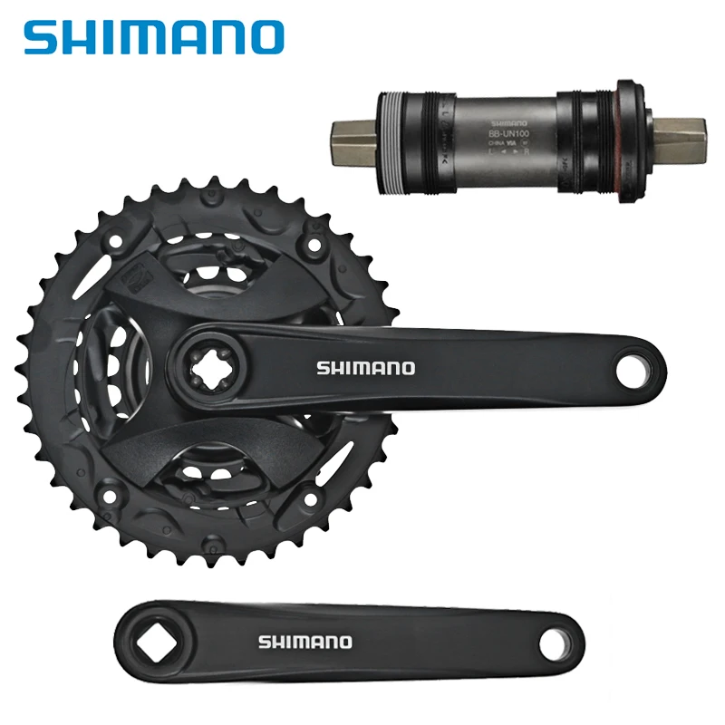 Shimano MT100 crankset MTB горный велосипед 7/8/9 скорость 40T 170 мм crank set | Спорт и развлечения