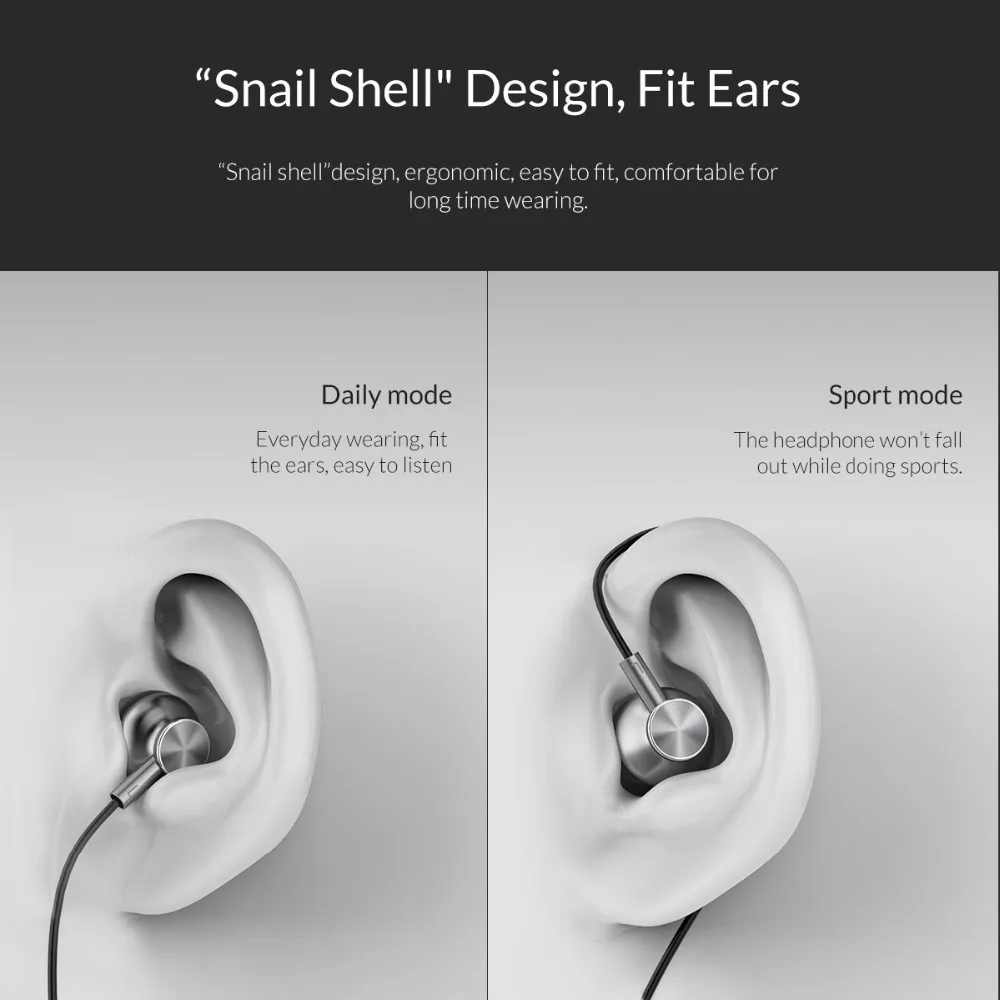 ORICO вставные проводные наушники Hi Fi стерео игровые с микрофоном для samsung iPhone huawei