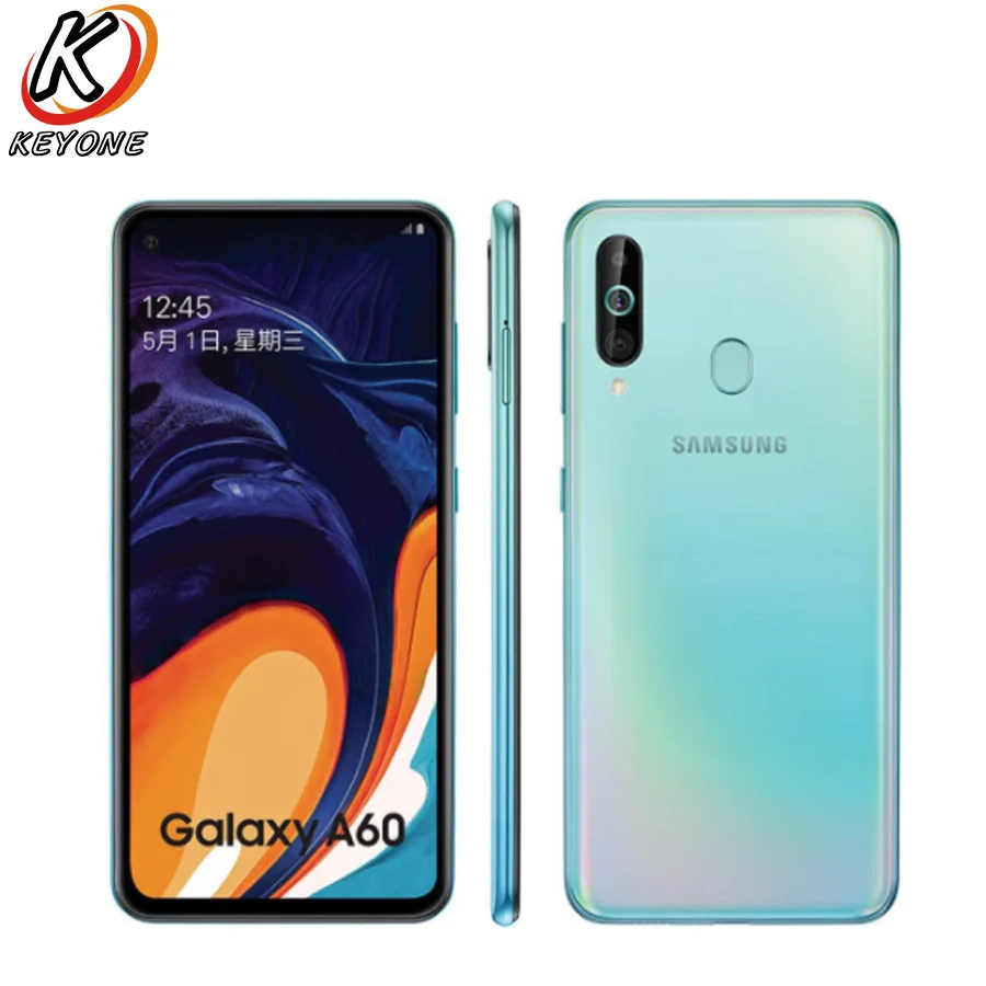 Бренд Samsung Galaxy A60 LTE мобильный телефон 6 3 дюйма ГБ ОЗУ 128 Гб ПЗУ Восьмиядерный