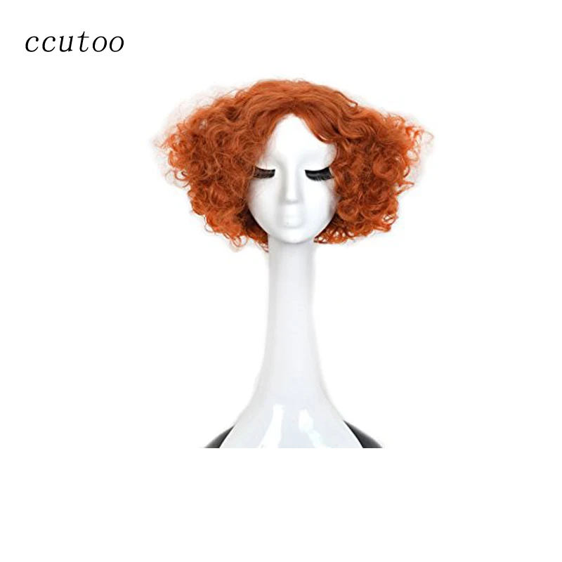 Ccutoo Mad Hatter/Tarrant Hightopp 12 &quotоранжевые кудрявые короткие женские синтетические