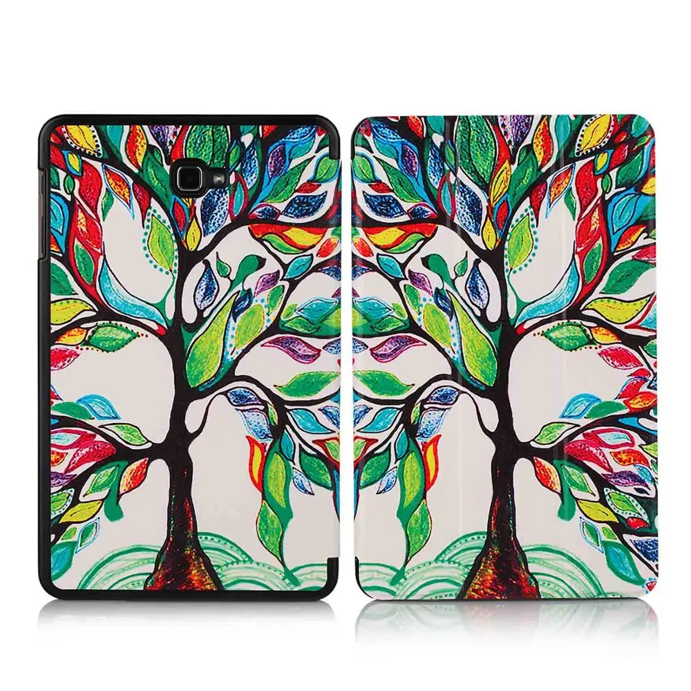 Тонкий магнитный складной чехол для samsung Galaxy Tab A6 10,1 SM-T580 SM-T585 чехол для samsung Galaxy Tab A 10,1 чехол - Цвет: T580 CH HLS