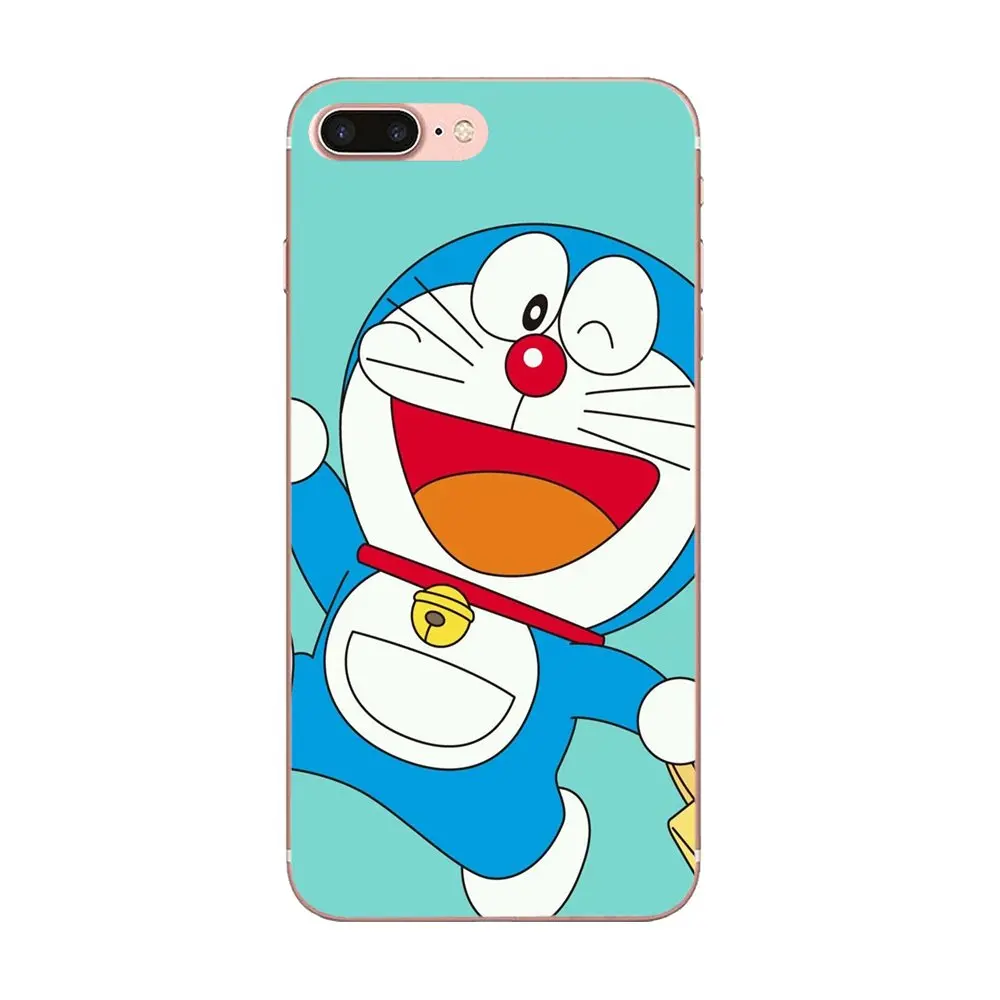 Японский аниме мультфильм Дораэмон синий кот для Moto G G2 G3 G4 G5 G6 G7 HTC 530 626 628 630 816 820