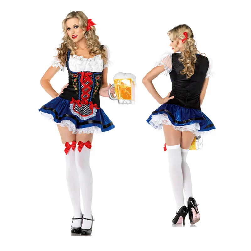 Vocole женские Bavaria Хайде подающая пиво костюм Пособия по немецкому языку