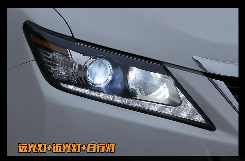 Автомобильный Стайлинг для Toyota Camry фары 2012- светодиодная фара дальнего света Camry DRL Объектив двойной луч H7 HID Xenon bi xenon объектив