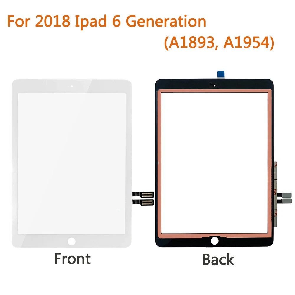 Новый сенсорный экран для 9 7 &quotiPad 2018 iPad 6 дигитайзер и кнопка Home переднее стекло