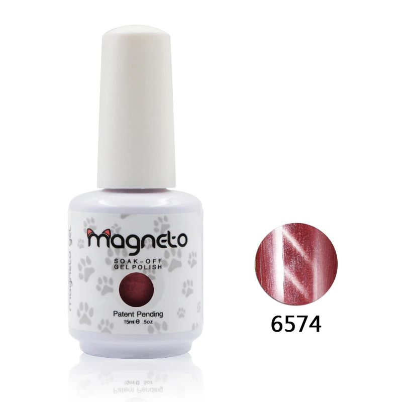 12 шт. модный креативный лак для ногтей с магнитными кошачьими глазами волшебный