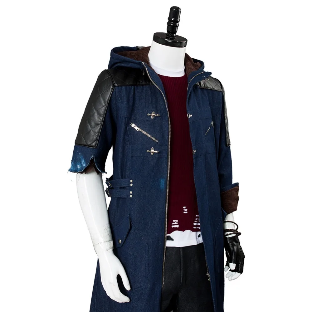 DMC 5 Nero, для косплея костюм чехлы для телефонов Nero куртка полный костюм для Хэллоуина с длинным рукавом; Детские карнавальные костюмы, способный преодолевать Броды для взрослых мужчин