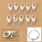 Акция, аксессуары для ювелирных изделий из серебра шт.упак. пробы, застежка-лобстер с открывающимся соединительным кольцом, фурнитура