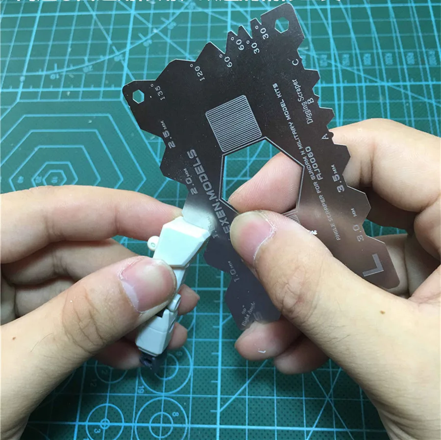 Скребок Alexen Модель C angle инструменты для ремонта кромок пластины Gundam и Armor набор