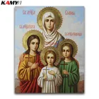 Алмазная вышивка религиозные иконы, узор из кристаллов, 5d 