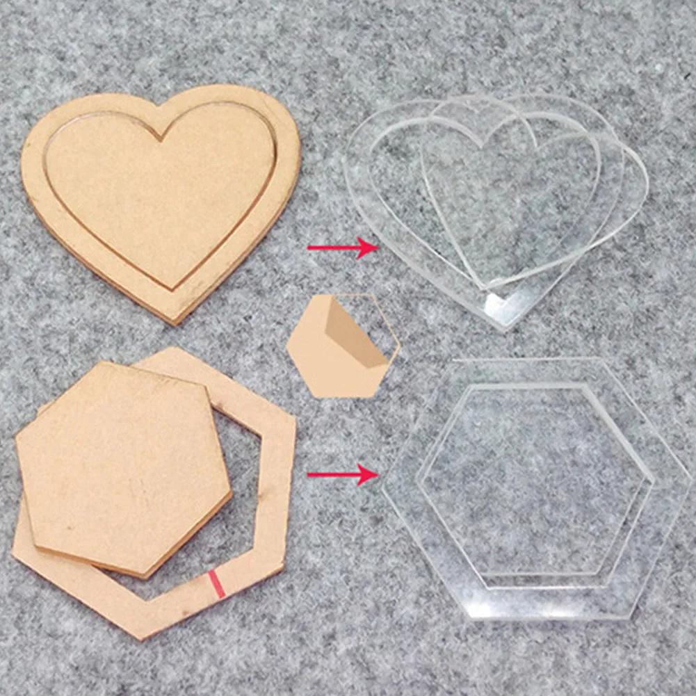 27 наборов многоразовых лоскутных шаблонов для шитья и рукоделия Аксессуары для инструментов трафареты ручной работы прозрачная акриловая линейка