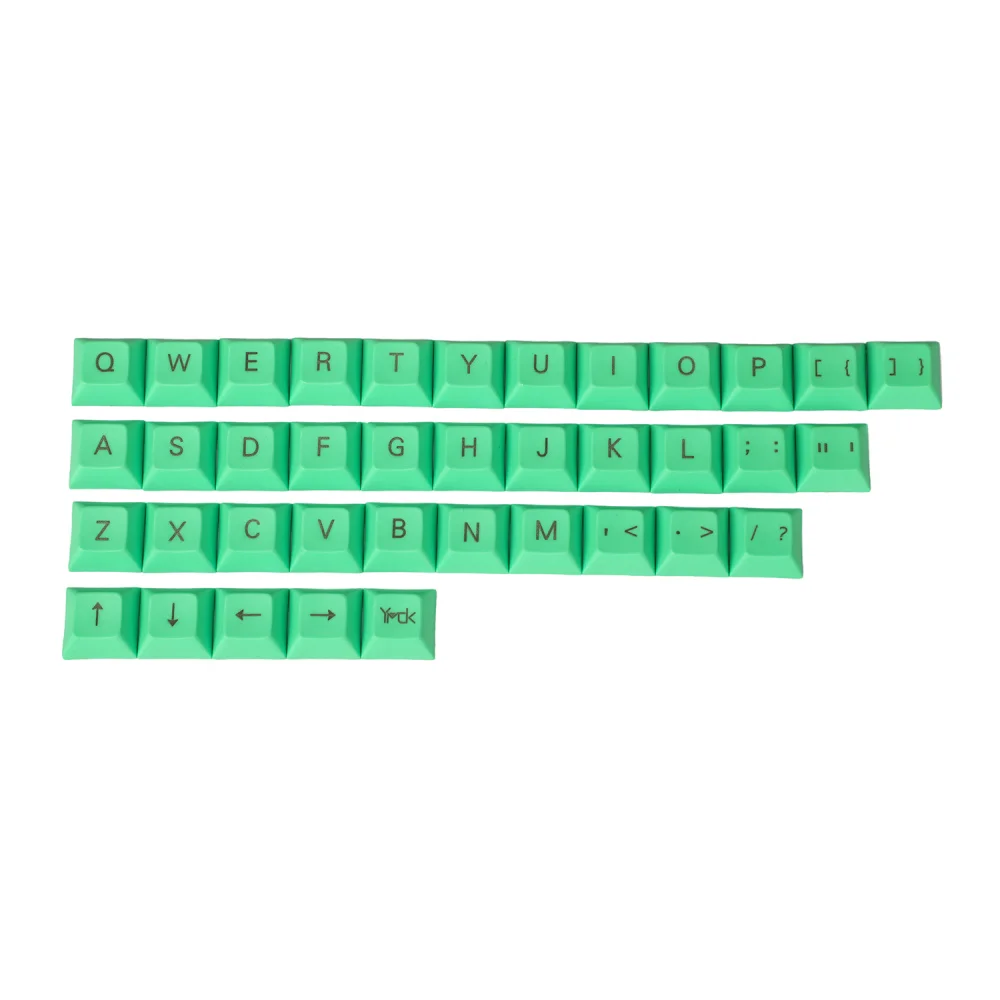 Kit 5 Оптом YMDK Топ Печать DSA 37 ключ Keycap набор 1,4 мм PBT для MX переключатели механическая клавиатура - Цвет: Kit 5