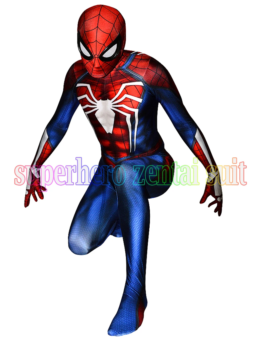 Новинка PS4 Insomniac костюм Человека-паука игра Человек-паук Полный корпус зентай для