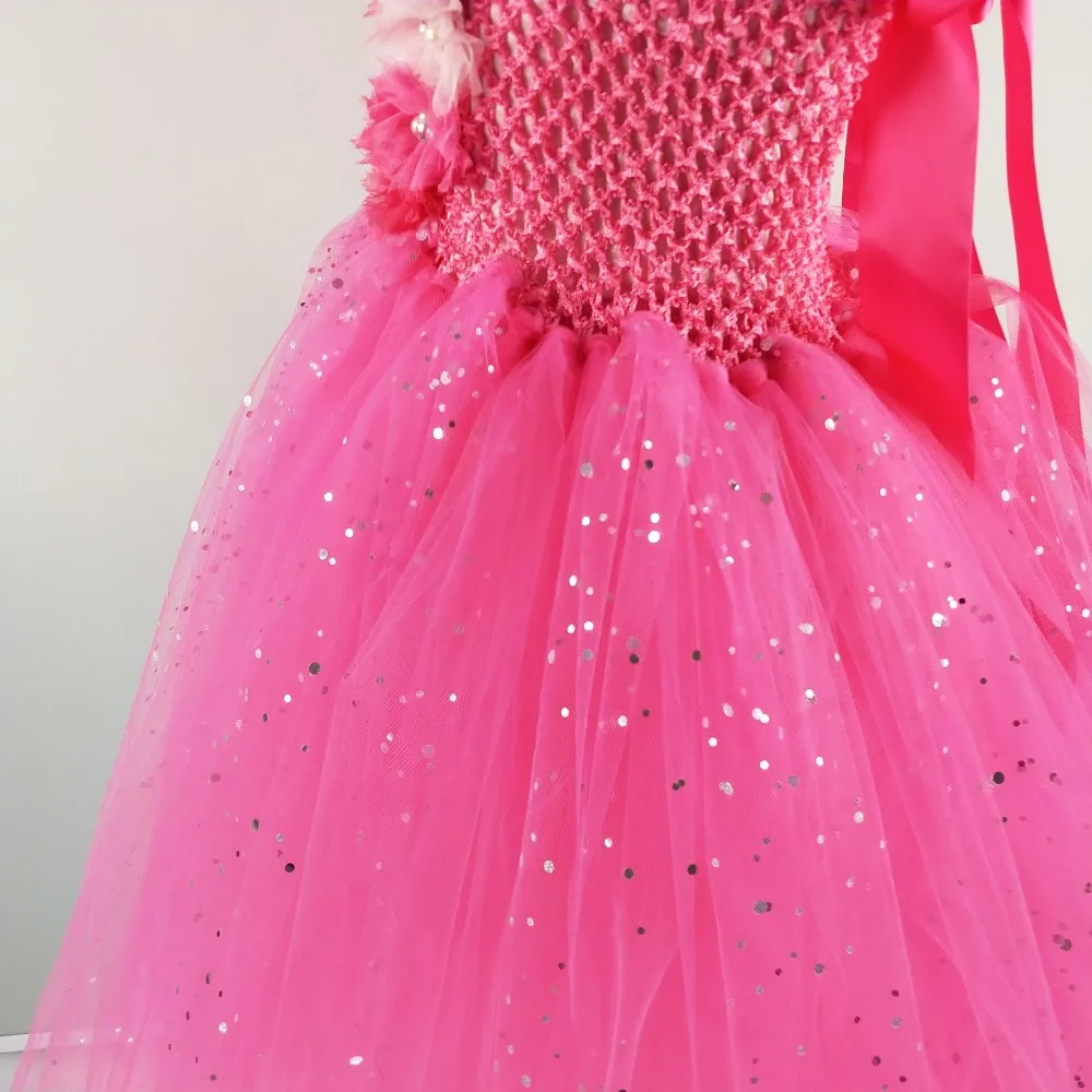 Шикарное розовое платье с цветочным рисунком и розами Вечерние платья для