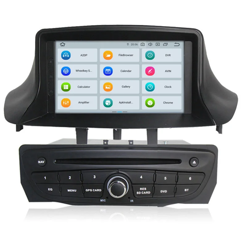 COIKA 7 &quotAndroid 9 0 система автомобильный DVD мультимедийный плеер для Renault Megane 2009 2016 с 4 +