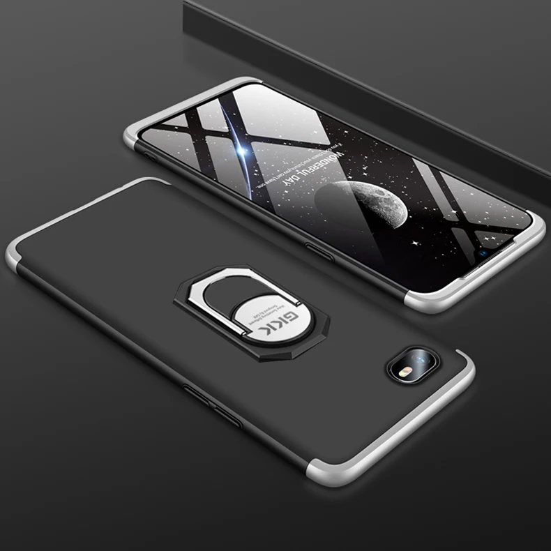 Чехол OPPO Realme C2, роскошный защитный чехол с кольцом, противоударный чехол для Realme 3 Pro 2 U1 1 C1, чехол