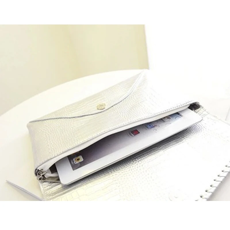 2019 Горячая Мода Змеиный узор серебряный день клатч конверт женская сумка для