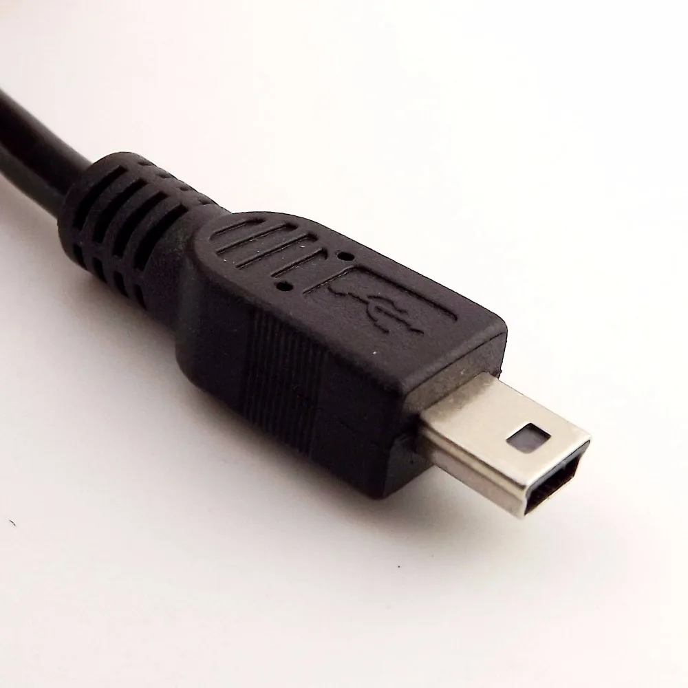 1 шт. USB 2,0 A гнездо панель крепление к Mini 5 булавки B Мужской кабель адаптера данных 1ft